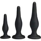 Crazy Bull Buttplug Anale Training set Star Brothers - zwart