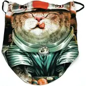 Wild Design Biker sjaals - Biker-sjaal Ninja Cat