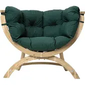 Amazonas Lounge Fauteuil Siena Uno - Hout - Weerbestendige Groene