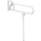 Delabie Opklapbare greep met voet Ø32 L.650 nylon wit