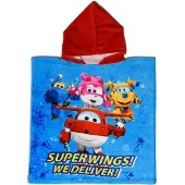 Super Wings on time - poncho 50 x 100 cm - multi