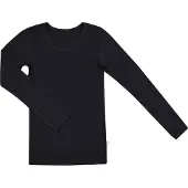 Joha - Women's Blouse L/S 85/15 - Merino-ondergoed L, zwart