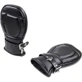 Kiotos - BDSM Leren Wanten Voor Bondage - Zwart