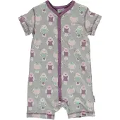 Maxomorra Rompersuit Button SS BUDGIE 62/68