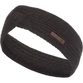 Knit Factory Joy Hoofdband - Donkerbruin - One Size