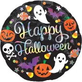 Anagram Amscan - Folieballon Happy Halloween junior 45 cm - Halloween - Halloween Decoratie - Halloween Versiering - Halloween Ballonnen