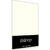 ISleep Satijn Kussenslopen (2 stuks) - 60x70 cm - Licht Beige