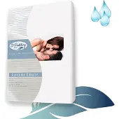 24-Bedding Molton topper - topdek matrasbeschermer waterdicht 140 x 210 cm