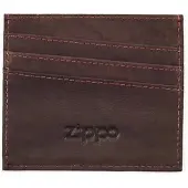Zippo Lederen creditcard houder - Bruin