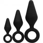 Fist It Siliconen butt plug set - 3 stuks