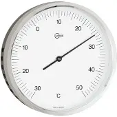 Barigo 820 thermometer - chroom - analoog - Ø 10 cm