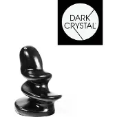 Dark Crystal Geschroefde Buttplug 11 x 16 cm - zwart