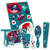Kids Licensing toiletset Love Pirates junior blauw 6 delig