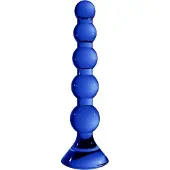 Chrystalino Stretch - Blue glazen dildo