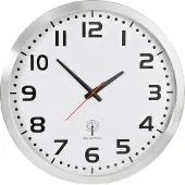 Eurotime 56863 Wandklok Zendergestuurd 50 cm x 50 cm x 50 cm x 50 cm Zilver