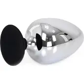 Kiotos - Buttplug RVS Met Siliconen Voetje BIG-S