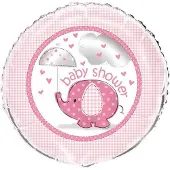 Unique Folieballon Umbrellaphants 45 Cm Roze