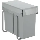GROHE Inbouw Prullenbak - 2 afvalbakken (2x15L) - 40855000