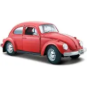 Maisto Modelauto Volkswagen Kever rood 1:24 - speelgoed auto schaalmodel