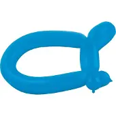 Amscan ballonnen Modelbaar 115 cm latex blauw 50 stuks