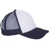 Sols Unisex Bubble Contrastcap (Witte/franse marine)