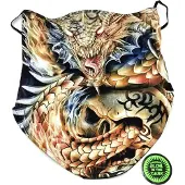 Wild Design Biker sjaals - Biker-sjaal Draak met tribal schedel