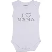 Fun2Wear Romper love mama off white maat 62