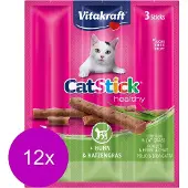 Vitakraft Cat-Stick Mini - Kattensnack - Kip - 12 x 3 st
