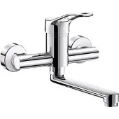 Delabie Mech. muurmngkrn Securit vaste uitl L.200, open greep, S-kop