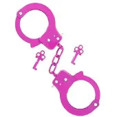 NMC Metalen Handboeien - roze
