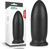 Lovetoy - King Size Buttplug - Anal Bomber - Diameter 8.5 cm - Lengte 23 cm - PVC - Zwart