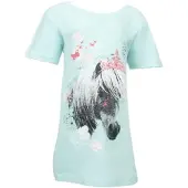 Fun2Wear Anouk Michaela Paarden Bigshirt Mint maat 116