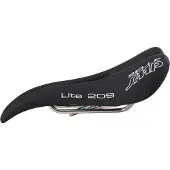 Selle Smp Lite 209 Zadel Zwart Roestvrijstalen Rails