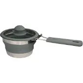 Eurotrail Pan met Deksel + Inklapgrip - Grey