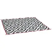 Bo Camp - Urban Outdoor - Chill mat - Lewisham - L - Zwart/Wit
