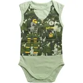Fun2Wear Romper bootcamp Green maat 50