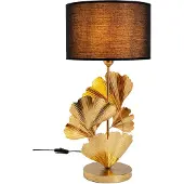 Kare Design tafellamp Flores, messing / goud, Woon-/ Eetkamer, metaal, Design, tafellamp