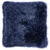 PAD faux fur sierkussenhoes Denim blue - 45x45 cm