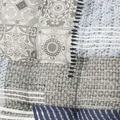 Madison Florance zitkussen 47x47 cm Kell blue