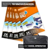 Pro Tuinkussen Pakket Vacuumzakken+opbergtas [Set 10 Vacuumzakken+opbergtas]
