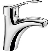 Delabie SECURITHERM EP wastafelmengkraan met drukcompensatie hoogte 85 mm