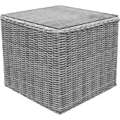 AVH-Collectie Toscane bijzettafel 50x50xH45 cm wit grijs