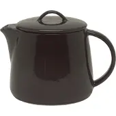 Broste Copenhagen Nordic Coal theepot 1 liter aardewerk donkerbruin
