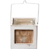 Clayre & Eef Waxinelichthouder 10*10*9 cm