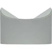 QDO peper /zoutbakje Phold 1 siliconen 7,5 x 7,5 cm grijs