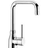 Delabie wastafelmengkraan (opbouw) chroom. glans voorsprong uitloop 150mm volumestroomklasse Z (4.2-6.9 l/min.)