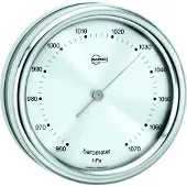 Barigo 823 CR ORION barometer - edelstaal - Ø 10 cm