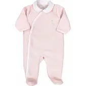 Sophie de Giraf - boxpakje - met kraagje - velours - roze - 0 Maanden - 50 cm