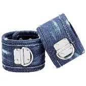 Ouch! Ouch Denim enkelboeien Ruwe denimstijl - Blauw