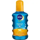 Nivea SUN Protect & Dry Touch Transparante Zonnebrand Spray - SPF 50 - Trekt snel in - Sport Zonnespray - Waterproof - 200 ml